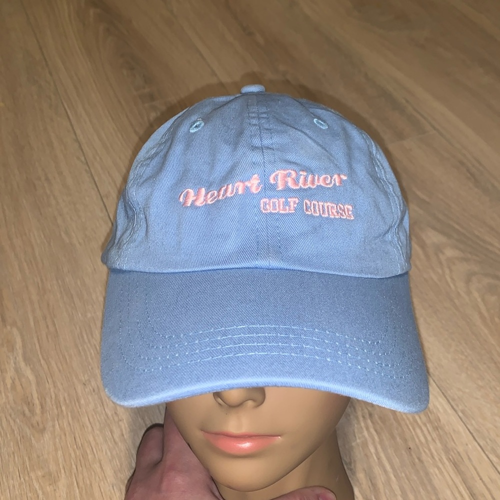 American Dry Goods Heart River Golf Course embroidered blue baseball hat